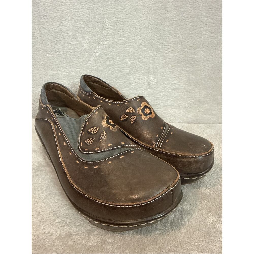L’artiste Burbank Brown Leather Shoes EU 38 7 7.5 Spring Step Artsy Boho Granola